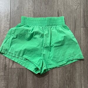 White fox green 100% cotton boxer shorts xs
